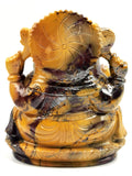 Mookaite Jasper Handmade Carving of Ganesh - Lord Ganesha Idol/Murti in Crystals and Gemstones -Reiki/Chakra/Healing -7 inches and 1.45 kg