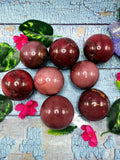 Sphere made in mookaite jasper gemstone - Energy/Reiki/Crystal Healing - 2.5 inch diameter and 310 gms (0.68 lb) - ONE PIECE ONLY