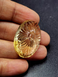 Stunning Citrine Flower design faceted stone for pendant - crystal/gemstone jewelry | Mother's Day/birthday/engagement/wedding gift