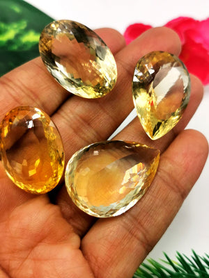 Stunning Citrine faceted cut stone for pendant - crystal/gemstone jewelry | Mother's Day/birthday/engagement/wedding gift - ONE PIECE ONLY