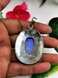 Exquisite rainbow moonstone pendant in 925 sterling silver - gemstone/crystal gift |Mother's Day/engagement/wedding/anniversary/birthday gift