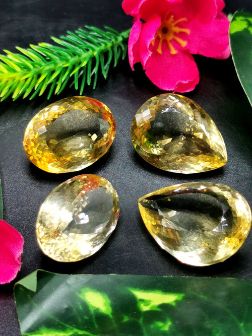 Stunning Citrine faceted cut stone for pendant - crystal/gemstone jewelry | Mother's Day/birthday/engagement/wedding gift - ONE PIECE ONLY