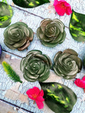 Green Aventurine hand made rose carvings - crystal/gemstone/reiki/chakra/healing - ONE PIECE ONLY - 2.5 inch and 145 gms (0.32 lb)