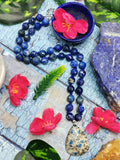 Mala in lapis lazuli and K2 jasper necklace | gemstone/crystal jewelry | Mother's Day/Birthday/Anniversary/Valentine's Day gift