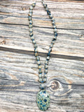 K2 jasper mala / necklace | gemstone/crystal jewelry | Mother's Day/Birthday/Anniversary/Valentine's Day gift