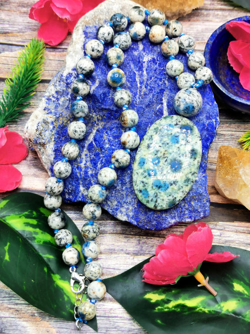 K2 jasper mala / necklace | gemstone/crystal jewelry | Mother's Day/Birthday/Anniversary/Valentine's Day gift