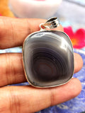Amazing Botswana Agate Pendant in 925 Sterling Silver -crystal/gemstone jewelry| Mother's Day/birthday/engagement/wedding/anniversary gift