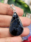 Beautiful Pietersite Pendant in German Silver -crystal/gemstone jewelry| Mother's Day/birthday/engagement/wedding/anniversary gift