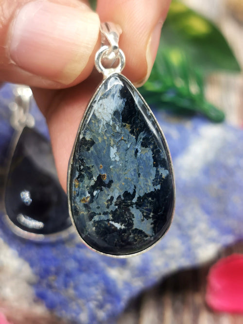 Beautiful Pietersite Pendant in German Silver -crystal/gemstone jewelry| Mother's Day/birthday/engagement/wedding/anniversary gift