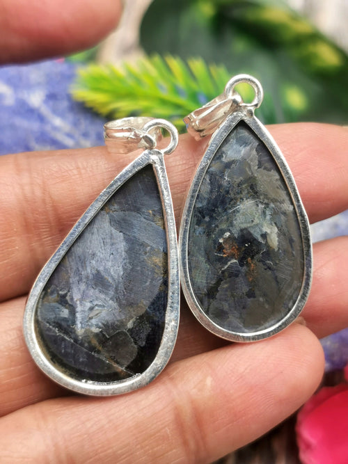 Beautiful Pietersite Pendant in German Silver -crystal/gemstone jewelry| Mother's Day/birthday/engagement/wedding/anniversary gift