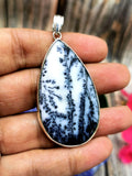 Pendant made in Dendritic Agate 925 Sterling Silver-crystal/gemstone jewelry |Mother's Day/birthday/engagement/wedding/anniversary gift