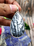 Pendant made in Dendritic Agate 925 Sterling Silver-crystal/gemstone jewelry |Mother's Day/birthday/engagement/wedding/anniversary gift