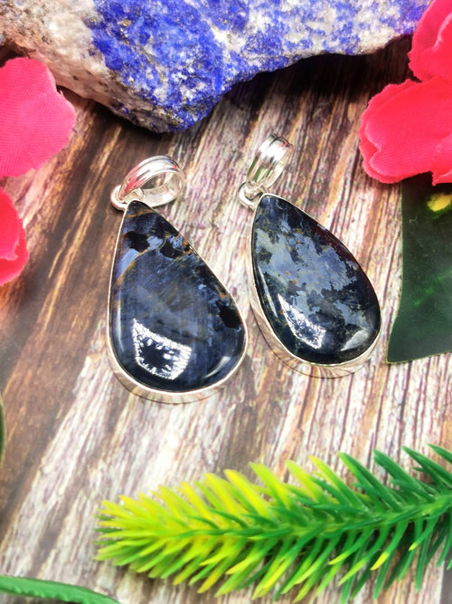 Beautiful Pietersite Pendant in German Silver -crystal/gemstone jewelry| Mother's Day/birthday/engagement/wedding/anniversary gift