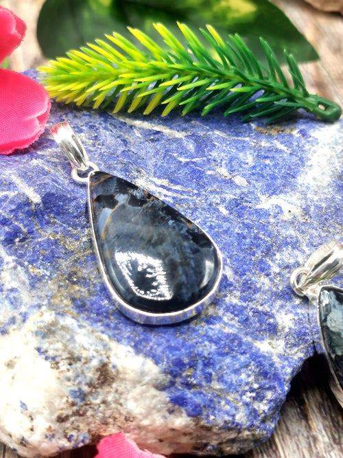 Beautiful Pietersite Pendant in German Silver -crystal/gemstone jewelry| Mother's Day/birthday/engagement/wedding/anniversary gift