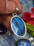 Exquisite Labradorite Pendant in German Silver - crystal/gemstone jewelry| Mother's Day/birthday/engagement/wedding/anniversary gift