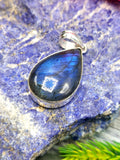 Beautiful Labradorite Pendant in German Silver - crystal/gemstone jewelry| Mother's Day/birthday/engagement/wedding/anniversary gift