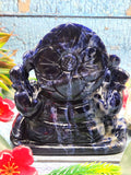 Sodalite Crystal Handmade Carving of Ganesh - Lord Ganesha Idol/Murti in Crystals and Gemstones -Reiki/Chakra/Healing - 5 inches and 0.97 kg