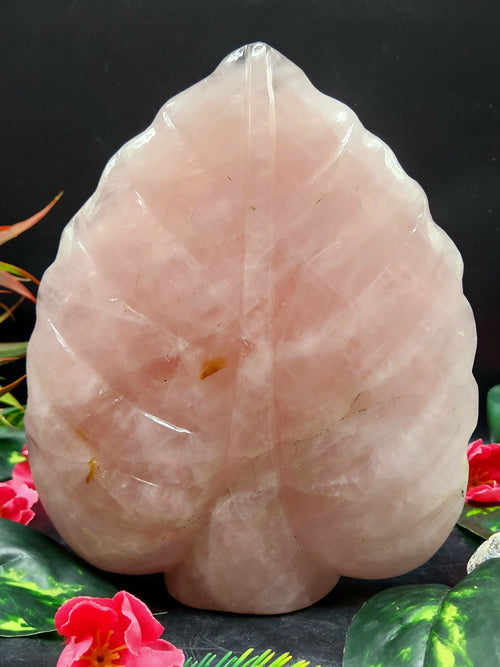 Pink Rose Quartz Buddha Face/Head - handmade carving of serene face of Lord Buddha - crystal/reiki/healing - 8 inches and 3 kg (6.6 lb)