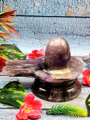 Dark Amethyst Lingam/Shivling - Energy/Reiki/Crystal Healing - 6 inches length and 1.02 kgs (2.24 lb)