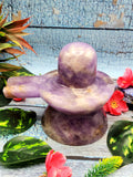Breathtaking Dark Amethyst Lingam/Shivling - Energy/Reiki/Crystal Healing - 5.8 inches length and 1.45 kgs (3.19 lb)