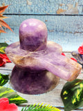 Breathtaking Dark Amethyst Lingam/Shivling - Energy/Reiki/Crystal Healing - 5.8 inches length and 1.45 kgs (3.19 lb)
