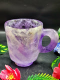 Gemstone Tea Cup & Saucer in Amethyst - ONLY 1 Cup and 1 Saucer