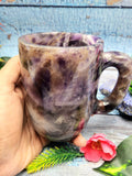 Crystal Gifts - Chevron Amethyst Tea Cup - ONLY 1 Cup