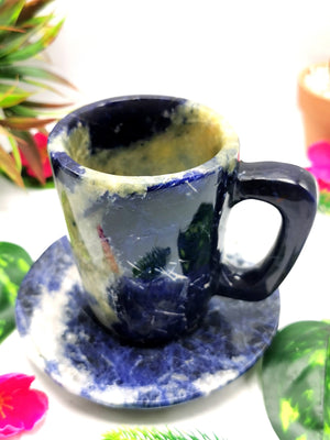 Gift a Sodalite Tea Cup & Saucer - ONLY 1 Cup and 1 Saucer