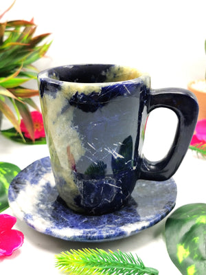 Gift a Sodalite Tea Cup & Saucer - ONLY 1 Cup and 1 Saucer