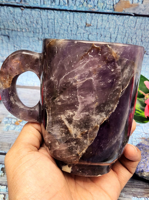 Crystal Gift - Amethyst Tea Cup - ONLY 1 Cup
