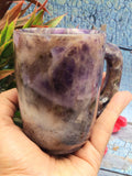 Crystal Gifts - Chevron Amethyst Tea Cup - ONLY 1 Cup