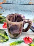 Crystal Gifts - Chevron Amethyst Tea Cup - ONLY 1 Cup