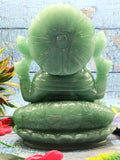 Australian Green Aventurine crystal Carving of Ganesh - Lord Ganesha Idol in Crystals/Gemstone - Reiki/Chakra/Healing - 7.5 in and 3.05 kg (6.71 lb)