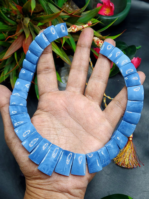 Blue opal necklace | gemstone/crystal jewelry | Mother's Day/Birthday/Valentine's gift