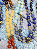 7-chakra 109 bead necklace with tassel | gemstone/crystal jewelry | Mother's Day/Anniversary/Engagement/Birthday gift | ONE PIECE ONLY