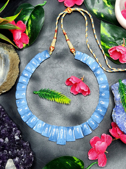 Blue opal necklace | gemstone/crystal jewelry | Mother's Day/Birthday/Valentine's gift