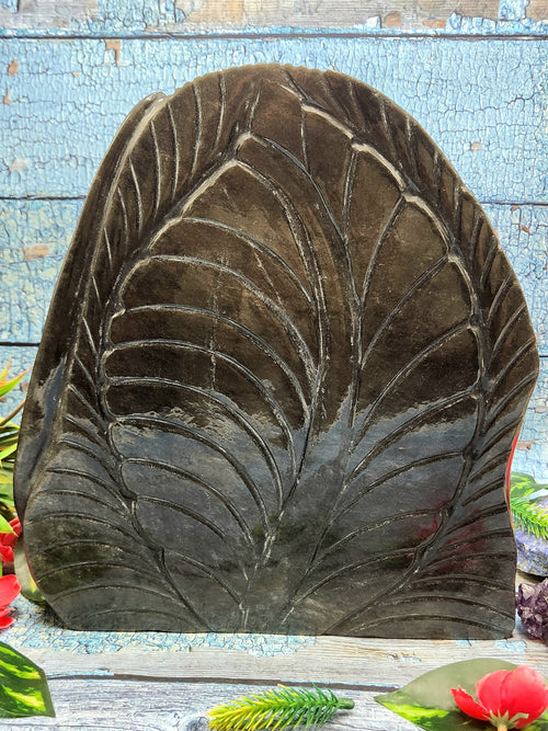 Silver Sheen Buddha - handmade carving of serene and meditating Lord Buddha - crystal/reiki/healing - 11 inches and 4.40 kg (9.68 lb)