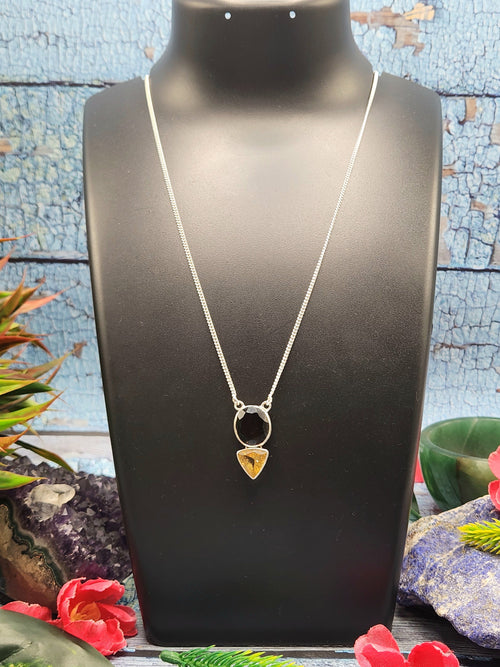 Stunning smokey citrine necklace in 925 sterling silver - gemstone/crystal jewelry | Mother's Day/engagement/anniversary/occasion gift