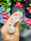 Clear Quartz carving of a traditional Phurba - Carvings in gemstones and crystals - 4 inches and 40 gms
