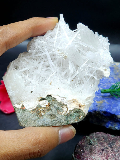 Scolecite natural free forms - reiki/energy/chakra/healing - 3 inches and 100 gms (0.22 lb)