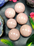 Amazing natural Pink Opal sphere/ball - Energy/Reiki/Crystal Healing - 2 inches (5 cms) diameter and 165 gms - ONE PIECE ONLY