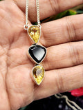 Stunning smokey citrine necklace in 925 sterling silver - gemstone/crystal jewelry | Mother's Day/engagement/anniversary/occasion gift