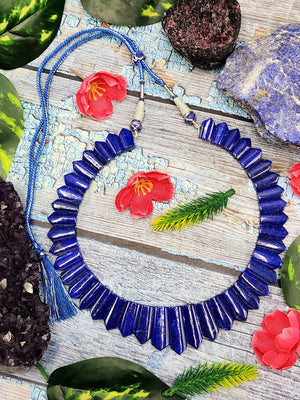 Unique and exquisite lapis lazuli necklace | gemstone/crystal jewelry | Mother's Day/Birthday/Valentine's gift