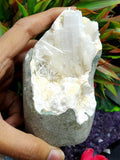 Scolecite natural free form cave - reiki/energy/chakra/healing - 4 inches and 385 gms (0.85 lb)