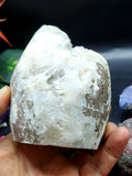 Scolecite natural free form cave - reiki/energy/chakra/healing - 3 inches and 390 gms (0.86 lb)