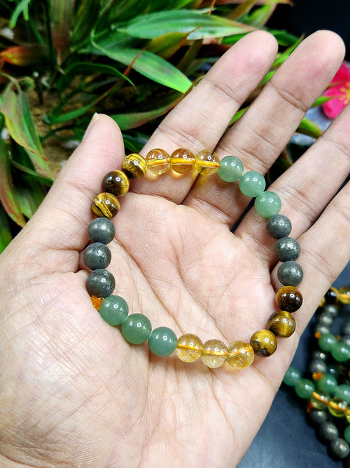 Wealth Maker Gemstone Bracelet - Attract Prosperity with Nature's Finest - ONE PIECE ONLY