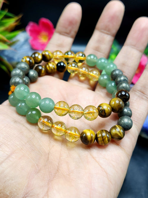 Wealth Maker Gemstone Bracelet - Attract Prosperity with Nature's Finest - ONE PIECE ONLY