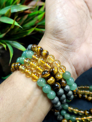 Wealth Maker Gemstone Bracelet - Attract Prosperity with Nature's Finest - ONE PIECE ONLY