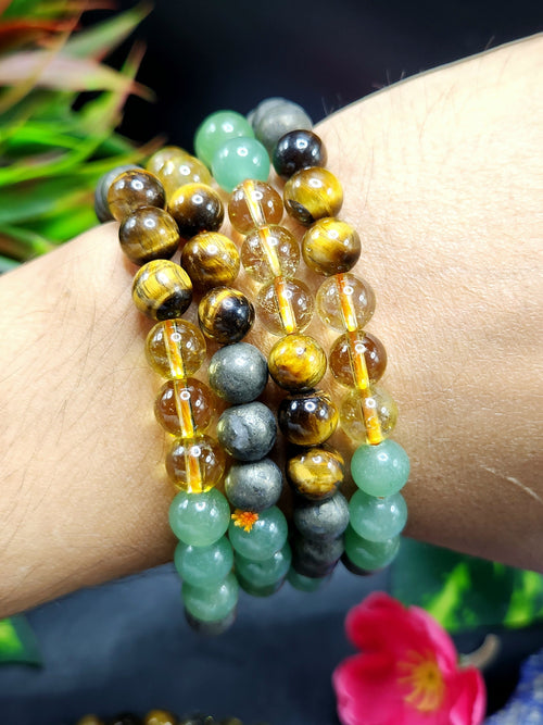 Wealth Maker Gemstone Bracelet - Attract Prosperity with Nature's Finest - ONE PIECE ONLY