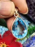 Blue Topaz Pendant - 26 carats